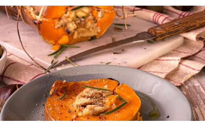 Zucca al forno ripiena