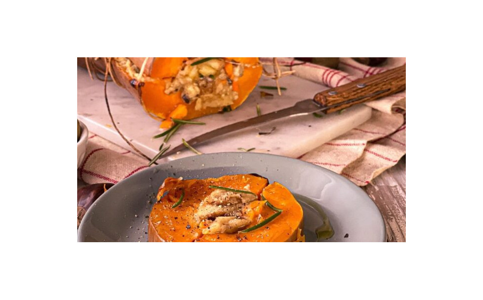 Zucca al forno ripiena